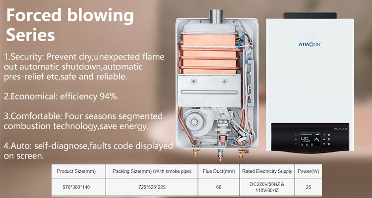 Newest Engrgy Saving ATM-199 in an Ellipse White Case Gas Water Heaters